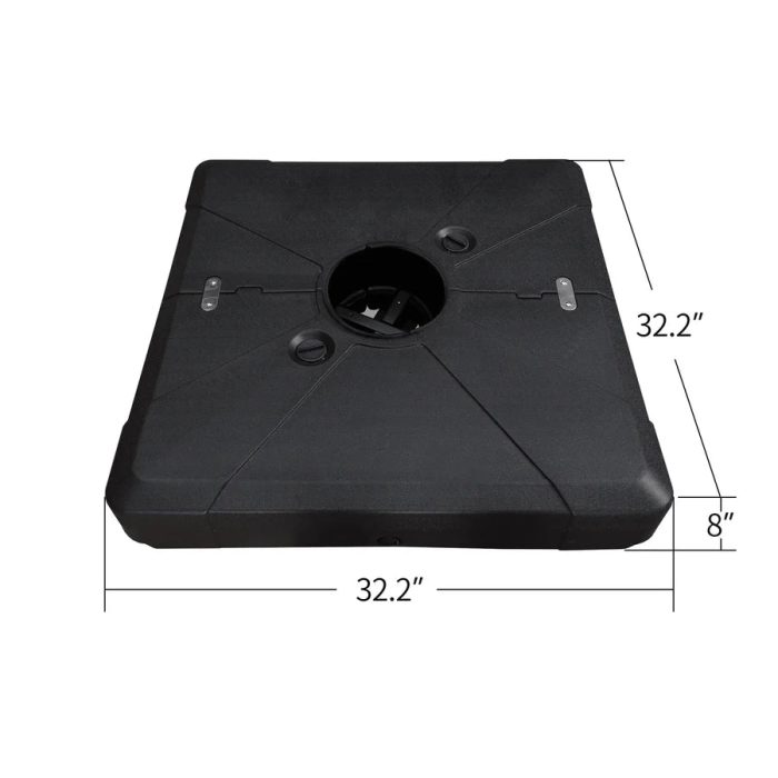 Purple Leaf Umbrella Base