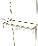 Lifetime 30" 5 Pack Shelves