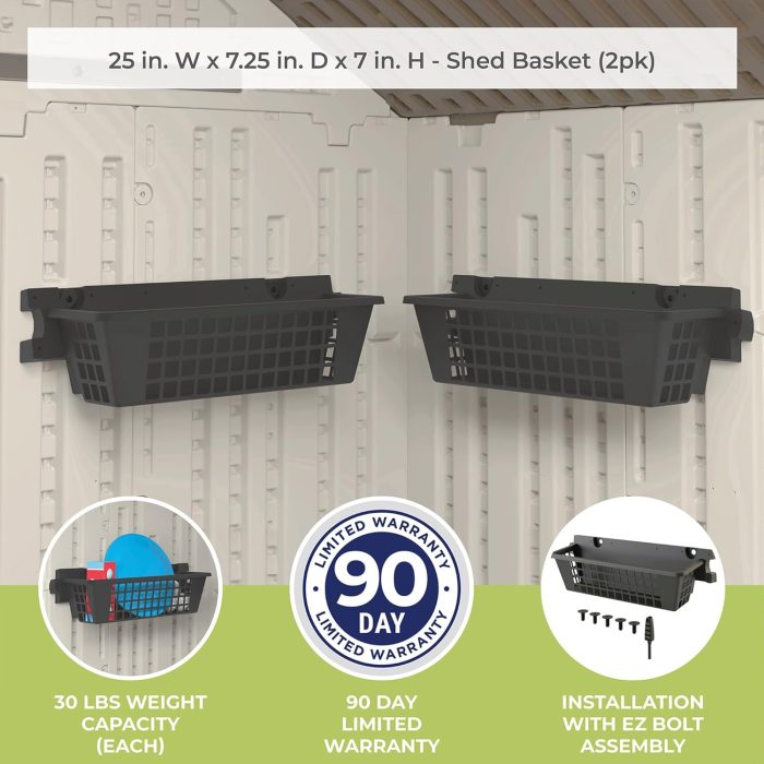 Suncast Outdoor Storage Shed Accessory