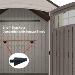 Shelf Brackets for Suncast Craftsman Sheds