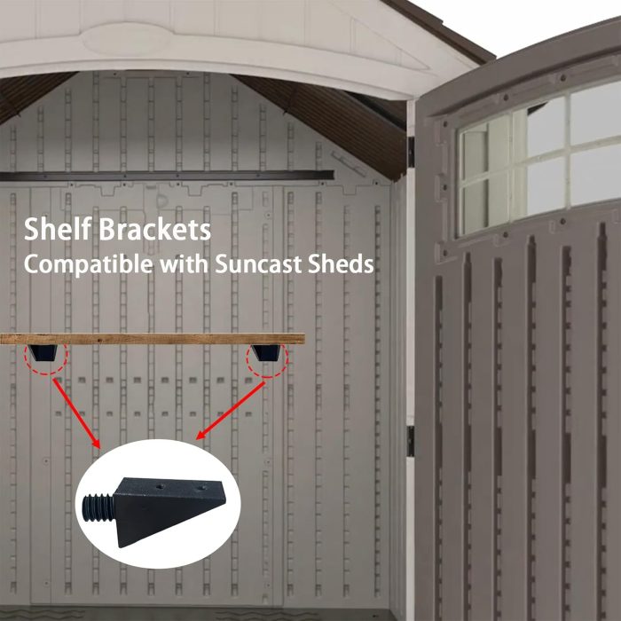 Shelf Brackets for Suncast Craftsman Sheds
