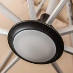 Purple Leaf Patio Umbrella Light