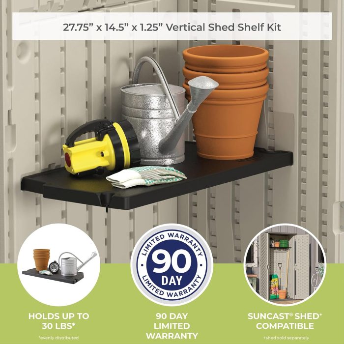 Suncast Vertical Shed Shelf Kit