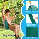 Heavy Duty Green Swing Seat