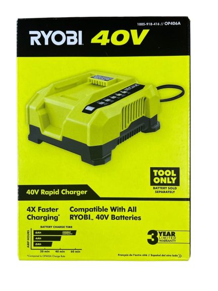 Ryobi 40V Rapid Charger