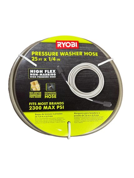 RYOBI 1/4in 25ft 2300PSI Hose