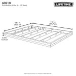 Lifetime 8x10 Foundation Kit