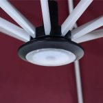 Purple Leaf Patio Umbrella Light