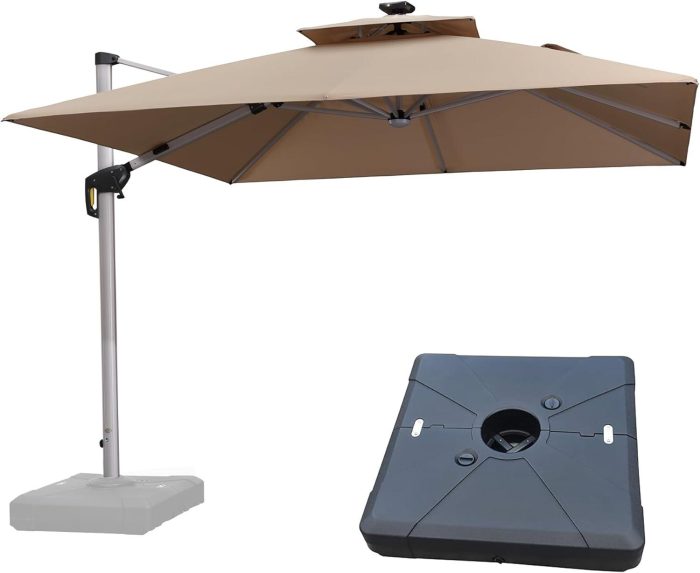 Purple Leaf Umbrella Base