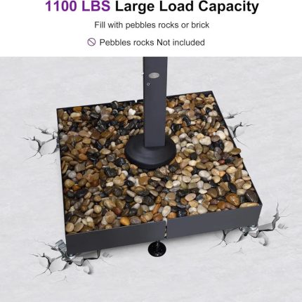 Purple Leaf Patio Umbrella Base
