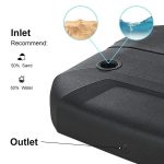 Purple Leaf Cantilever Umbrella Weighted Base