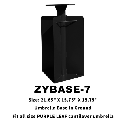 Purple Leaf Umbrella Base